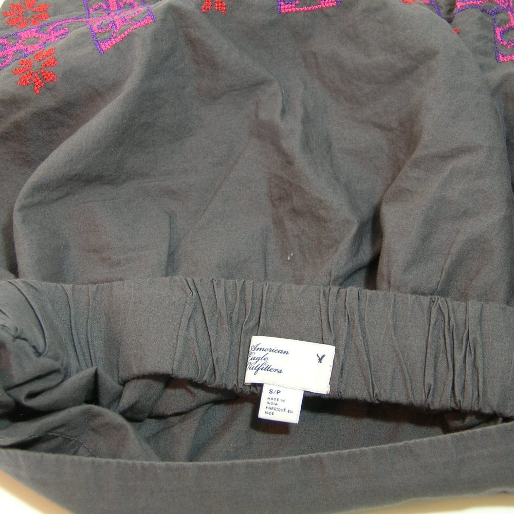 American Eagle Outfitters Y2K  Embroidered Mini Skirt - Picture 4 of 5